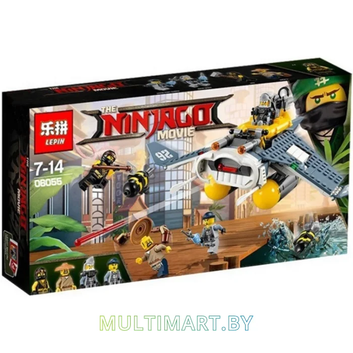 Конструктор Lepin 06055 Бомбардировщик «Морской дьявол» (364 детали)
